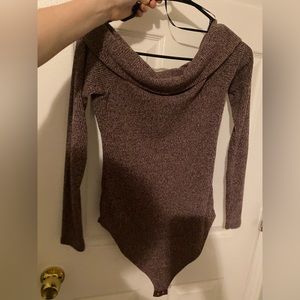 forever 21 purple bodysuit